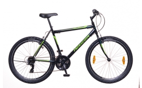 Neuzer Nelson 30 MTB kerékpár férfi fekete/neon zöld-zöld