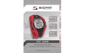 SIGMA RC1209 pulzusmérős futóóra