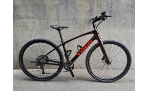 TREK FX SPORT 5 disc carbon fitness kerékpár használt S-es