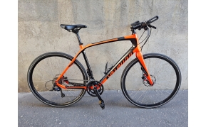 Specialized Elite Sirrus disc carbon fitness kerékpár használt L-es