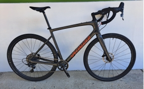 Specialized Diverge carbon disc gravel kerékpár használt 58-as