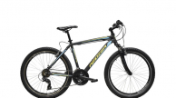 Neuzer Mistral 30 MTB férfi kerékpár fekete/sárga-türkiz 