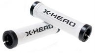 Bikefun X-Head Lock-On markolat fehér-fekete